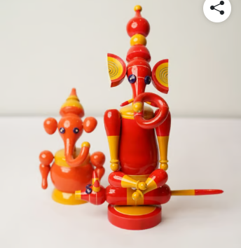 Lord Ganesha Inspired Toy Set (Set of 2)