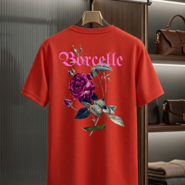 BCK RED TSHIRT floweer